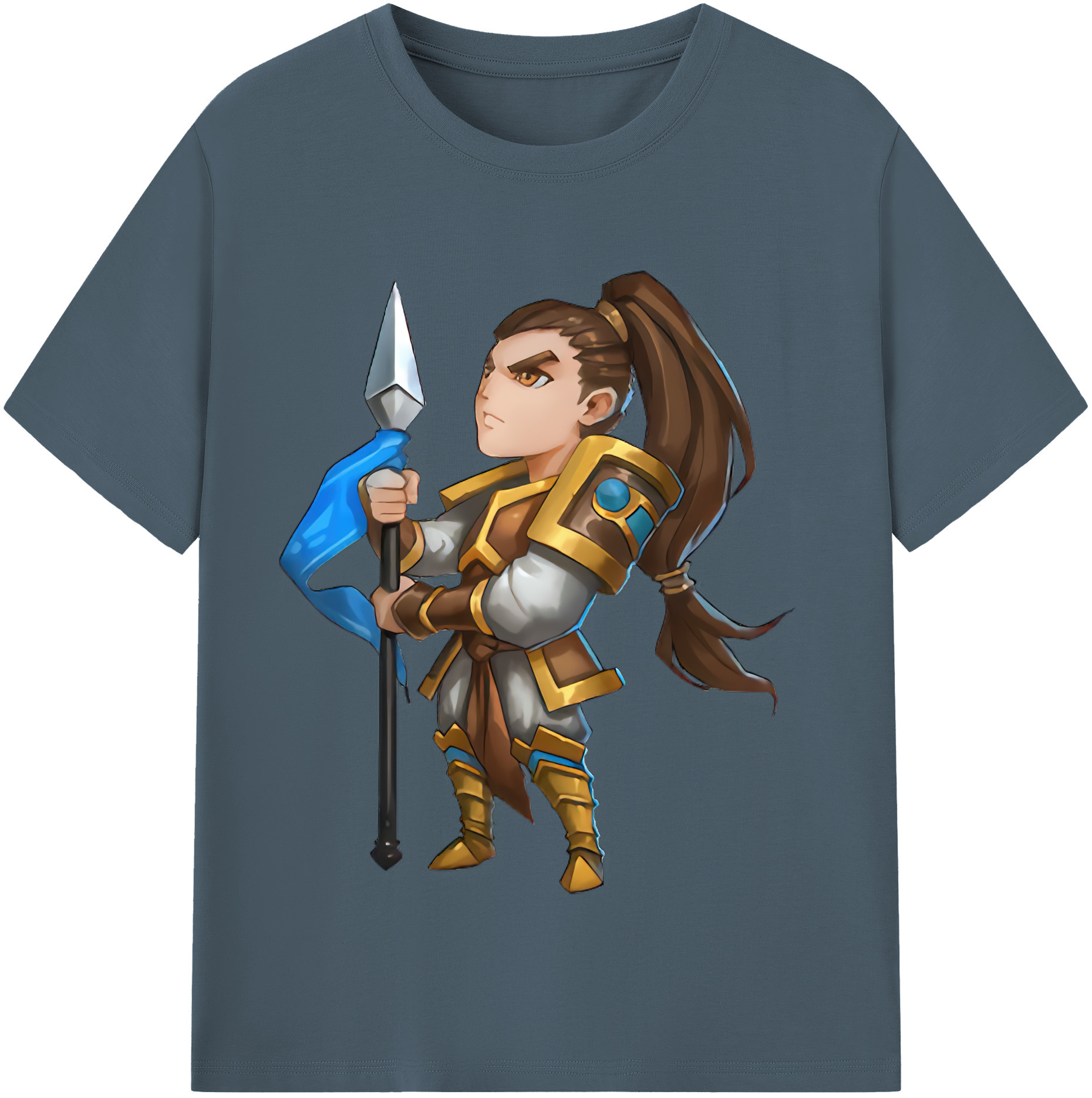 リーグ・オブ・レジェンド League of Legends LOL 綿100％半袖Tシャツ（フロントプリント）